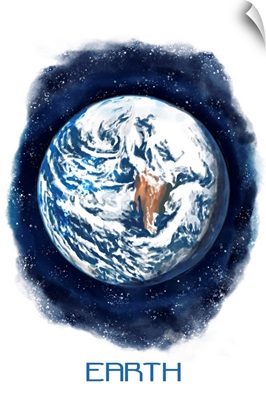 Earth - Watercolor