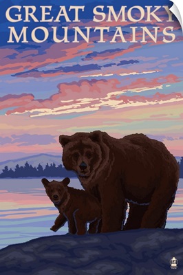 Great Smoky Mountains - Bear & Cub