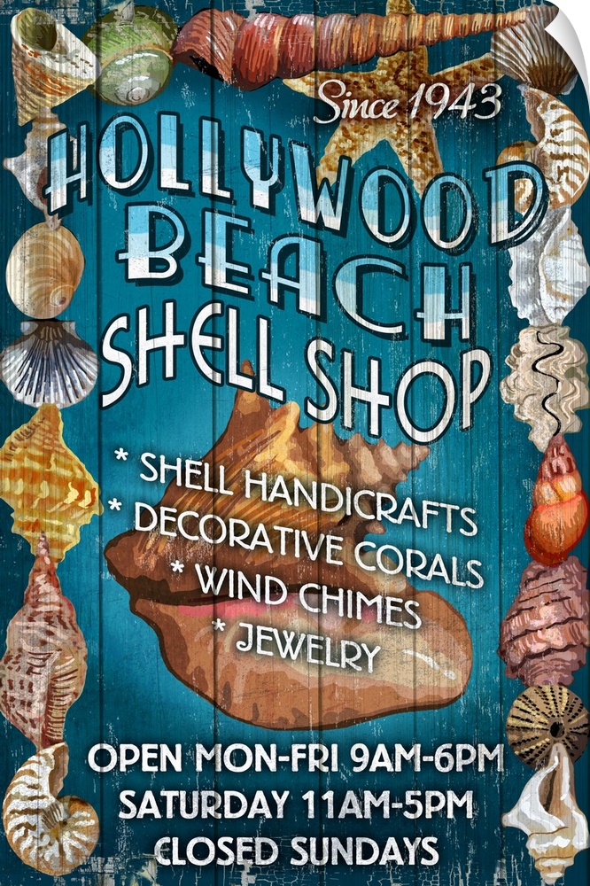 Hollywood Beach, Florida, Shell Shop
