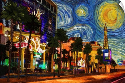 Las Vegas, Nevada - Starry Night City Series