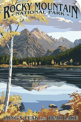 Long's Peak and Bear Lake, Rocky Mountain National Park