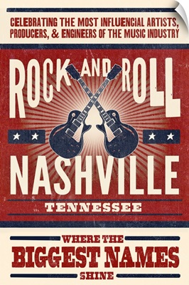 Nashville, Tennessee - Rock & Roll Hall - Crossed Guitars
