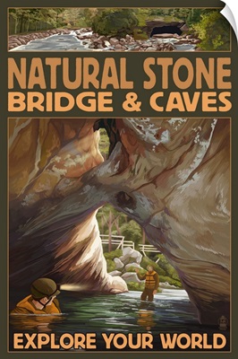 Natural Stone Bridge and Caves, Adirondacks, New York