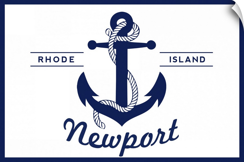 Newport, Rhode Island, Anchor Design (Horizontal)