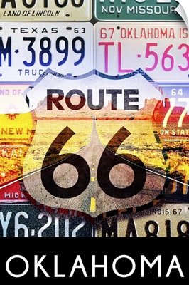 Oklahoma, Route 66 License Plates