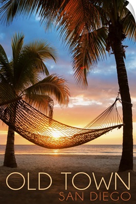 Old Town, San Diego, California, Hammock and Sunset