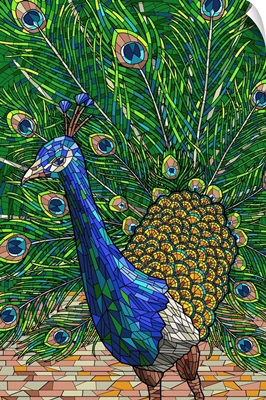 Vintage Peacock print by Andrea Haase