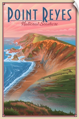 Point Reyes National Seashore, California - Lithograph