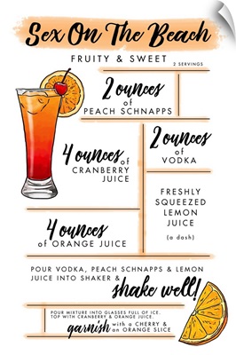Sex On The Beach - Cocktail Recipe