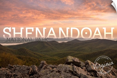 Shenandoah National Park, Mountainscape: Travel Poster