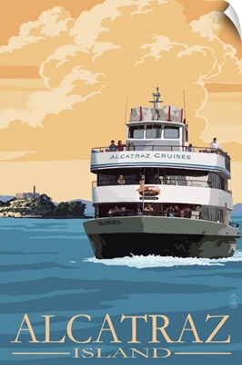 Ship, Alcatraz Island, San Francisco, California