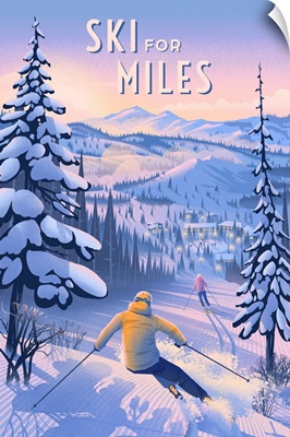 Ski For Miles - Skiing