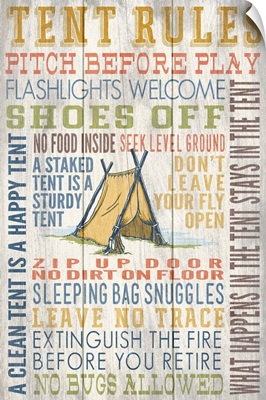 Tent Rules Typography
