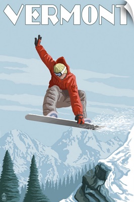 Vermont, Snowboarder Jumping