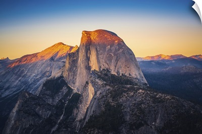 Yosemite National Park, California - Sunset View Of Half Dome