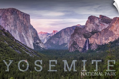 Yosemite National Park, Natural Landscape: Travel Poster