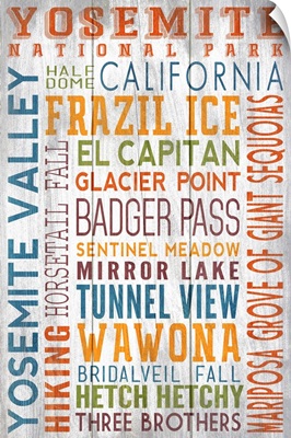Yosemite National Park - Typography