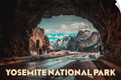 Yosemite National Park, Wawona Tunnel View: Travel Poster