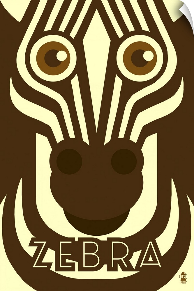 Zebra, Zoo Faces Artwork