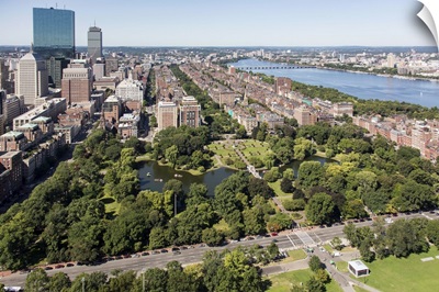 Back Bay District, Boston, MA, USA - Aerial Photograph