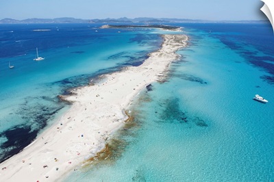 Beach By Pas S'Empalmador, Formentera, Spain - Aerial Photograph