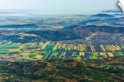 Beit Netofa Valley, Galilee - Aerial Photograph