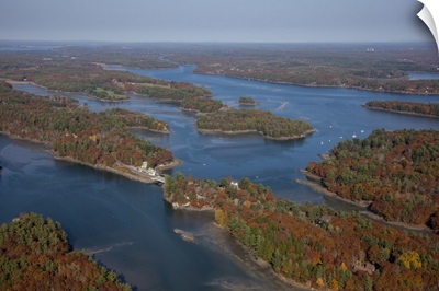 Brunswick, Maine - Aerial Photograph