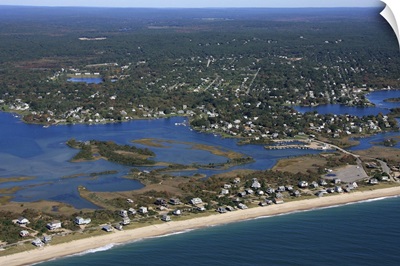 Charlestown Beach, Charlestown, Rhode Island, USA - Aerial Photograph