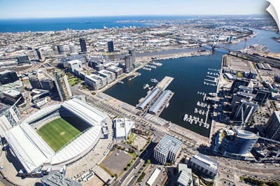 Docklands And Etihad Stadium, Melbourne, Australia - Aerial Photograph