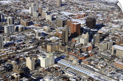 Downtown Core, Hamilton - Aerial Photograph