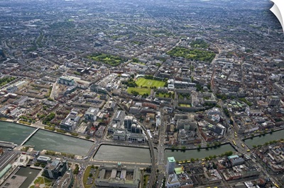 Dublin, Leinster, Ireland - Aerial Photograph