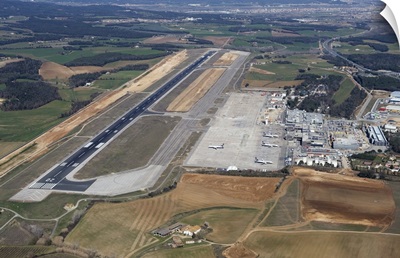 Girona-Costa Brava Airport, Girona, Spain - Aerial Photograph