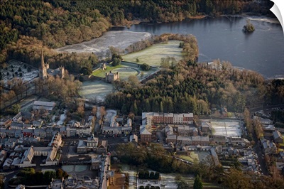 Hillsborough Frost, Hillsborough, Northern Ireland, UK - Aerial Photograph