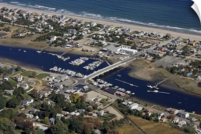 Humarock And Sea Street Bridge, Marshfield - Aerial Photograph