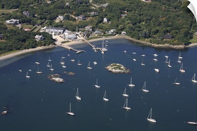 Jamestown, Harbor, Rhode Island, USA - Aerial Photograph