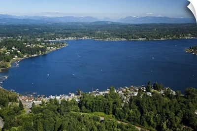 Lake Stevens, WA, USA - Aerial Photograph