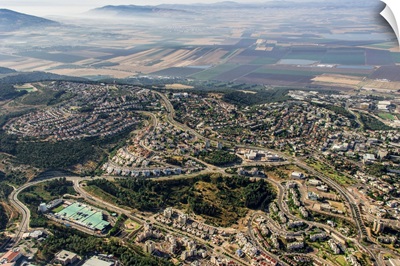 Migdal HaEmeq, Galilee, Israel - Aerial Photograph