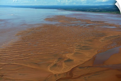 Minas Channel In Minas Basin, Nova Scotia - Aerial Photograph