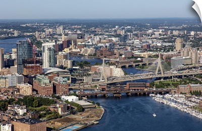 Mip Aerial Boston Zakim Bridge, MA