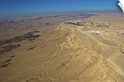 Mitzpe Ramon, Negev Desert - Aerial Photograph