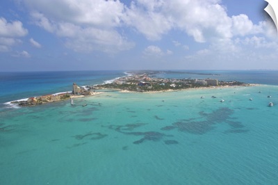 North Beach, Isla Mujeres, Mexico - Aerial Photograph