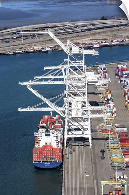 Port of Oakland, Oakland, California, USA - Aerial Photograph