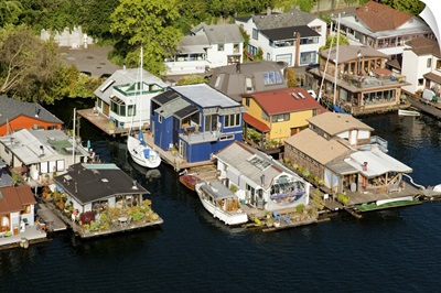 Portage Bay, Seattle, Washington State, USA - Aerial Photograph