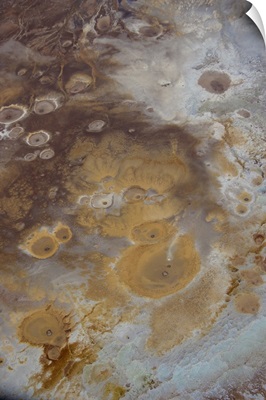 Sinkholes In Southern Dead Sea Area, Dead Sea, Israel - Aerial Photograph