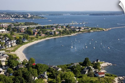 South Portland, Maine, USA - Aerial Photograph