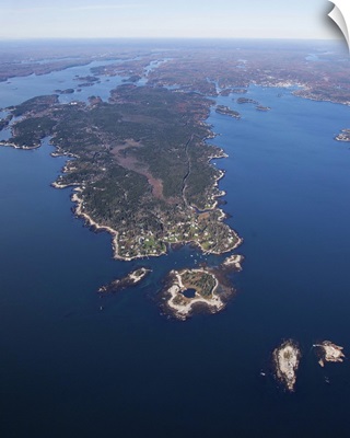 Southport Island, Southport, Maine - Aerial Photograph