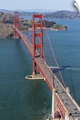 The Golden Gate Bridge, San Francisco, California - Aerial Photograph