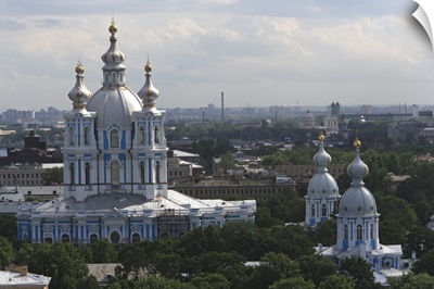 The Smolny convent cathedral is the gem of Russian architecture