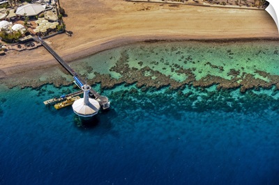The Underwater Observatory Marine Park, Eilat - Aerial Photograph