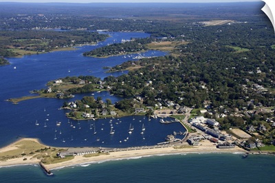 Watch Hill And The Pawcatuc River, Rhode Island, USA - Aerial Photograph
